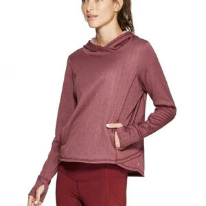 NWT C9 CHAMPION WOMEN'S TRAINING HERRINGBONE FLEECE PULLOVER HOODIE